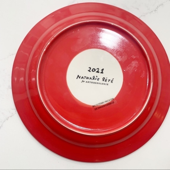 Anthropologie Nathalie Lete 10 Lords of Leaping Plates - Picture 8 of 9